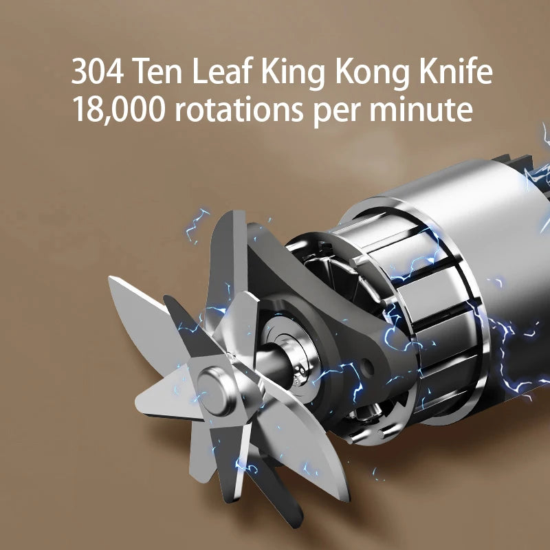 Mini blender przenośny – koktajl w 60 sekund gdziekolwiek 🥤
